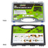 225pc Weather Pack Terminal Ratcheting Crimping Tool & Connector Kit - Includes 2 Interchangeable Dies and Wire Strippers