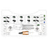 225pc Weather Pack Terminal Ratcheting Crimping Tool & Connector Kit - Includes 2 Interchangeable Dies and Wire Strippers