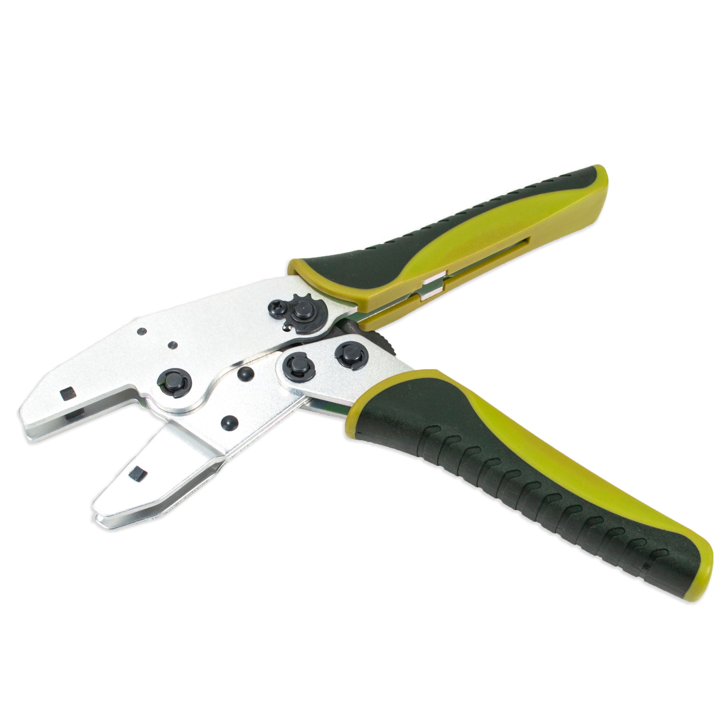 Interchangeable Die Ratcheting Terminal Crimper (Aluminum) - Frame Only - Tool Guy Republic