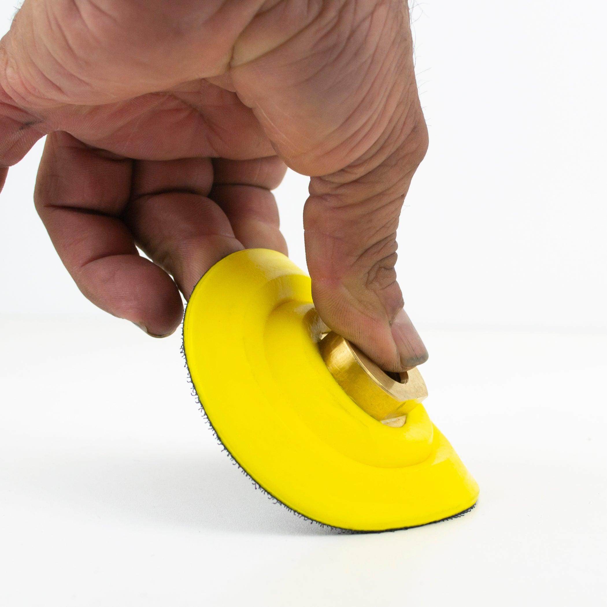 4" Flexible Backing Pad with 5/8-11 Brass Arbor