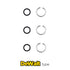 3/8" Impact Wrench Retaining Ring Clip with O-Ring fits Dewalt Type