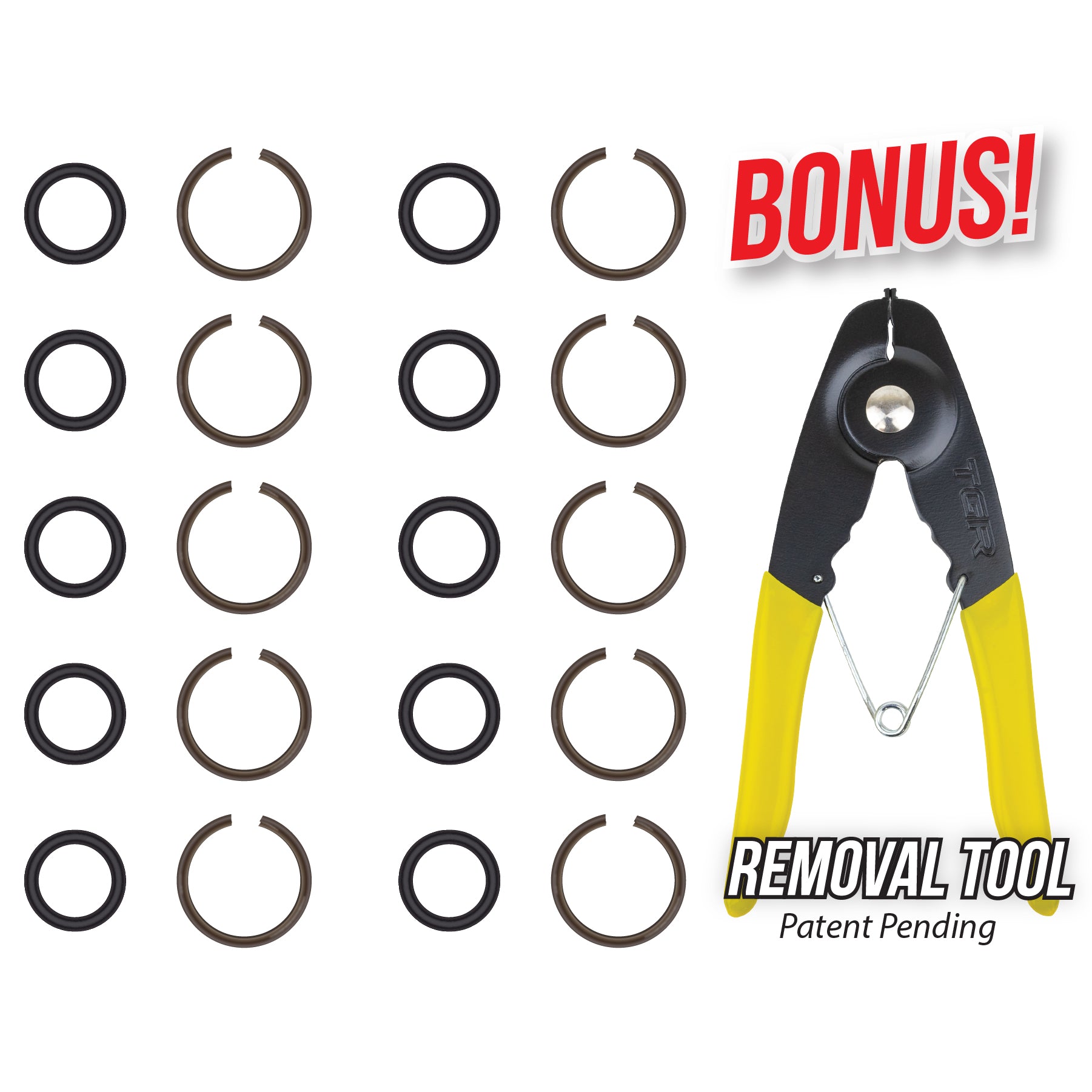 3/8" Impact Wrench Retaining Ring Clip with O-Ring fits Milwaukee Type