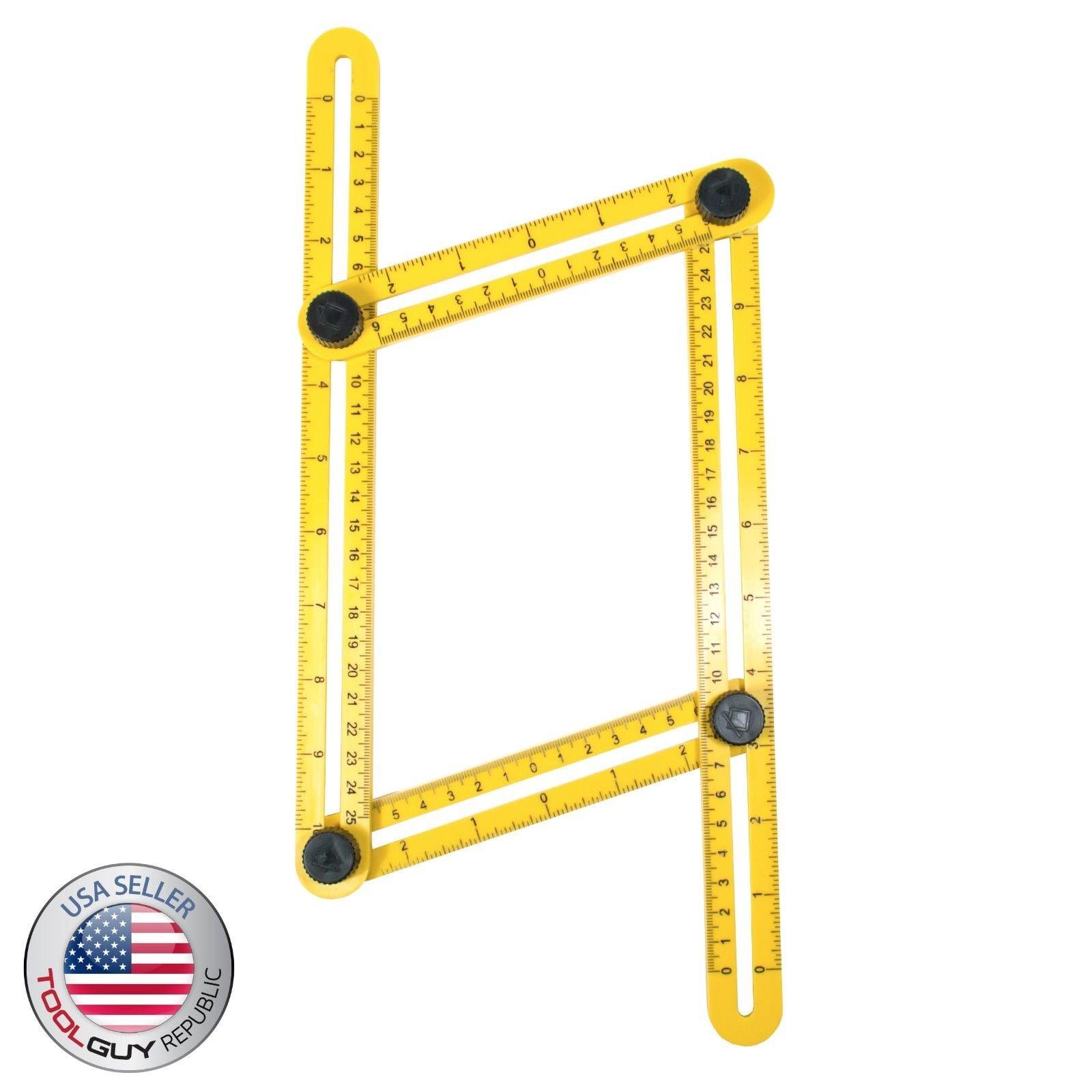 TGR Multi-Angle Ruler Template Tool - Tool Guy Republic