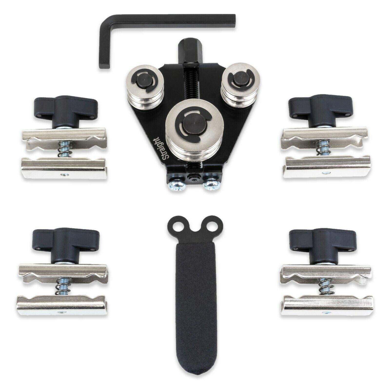 TGR Brake Line Tubing Bender 3/16, 1/4 inch with 4 Duplicating Tube Clamps - Tool Guy Republic