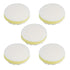 3" Microfiber Polishing Pad Yellow Medium Density Foam (Pack of 5)