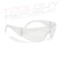 Clear Lens Safety Glasses - One Size - ANSI Z87+ COMPLIANT (12 Pair)