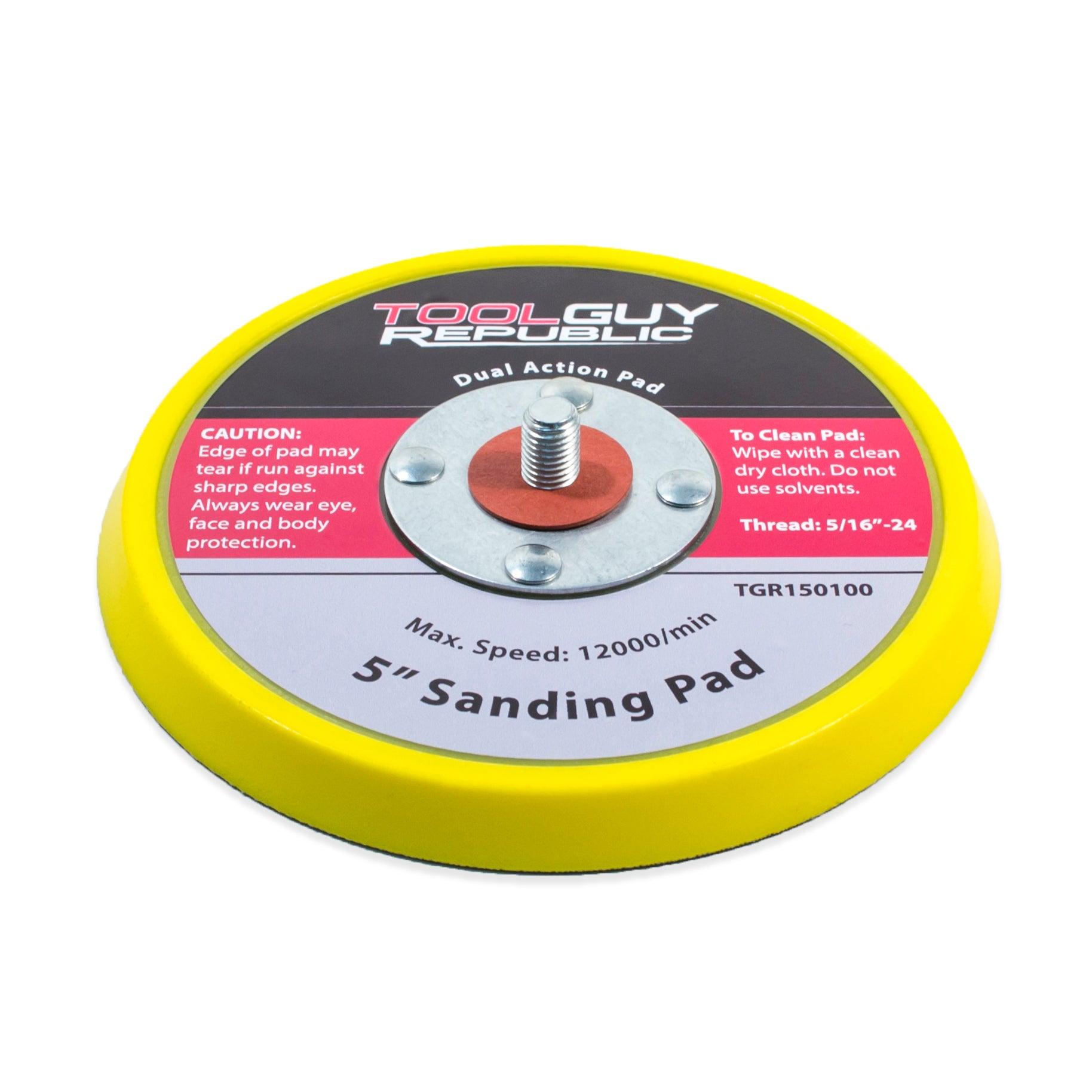 TGR 5" PSA Vinyl Low Profile Sanding Backup Pad - For Random Orbital Sanders