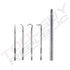 5PC Hook & Pick Set - Vanadium Steel, Interchangeable Tips