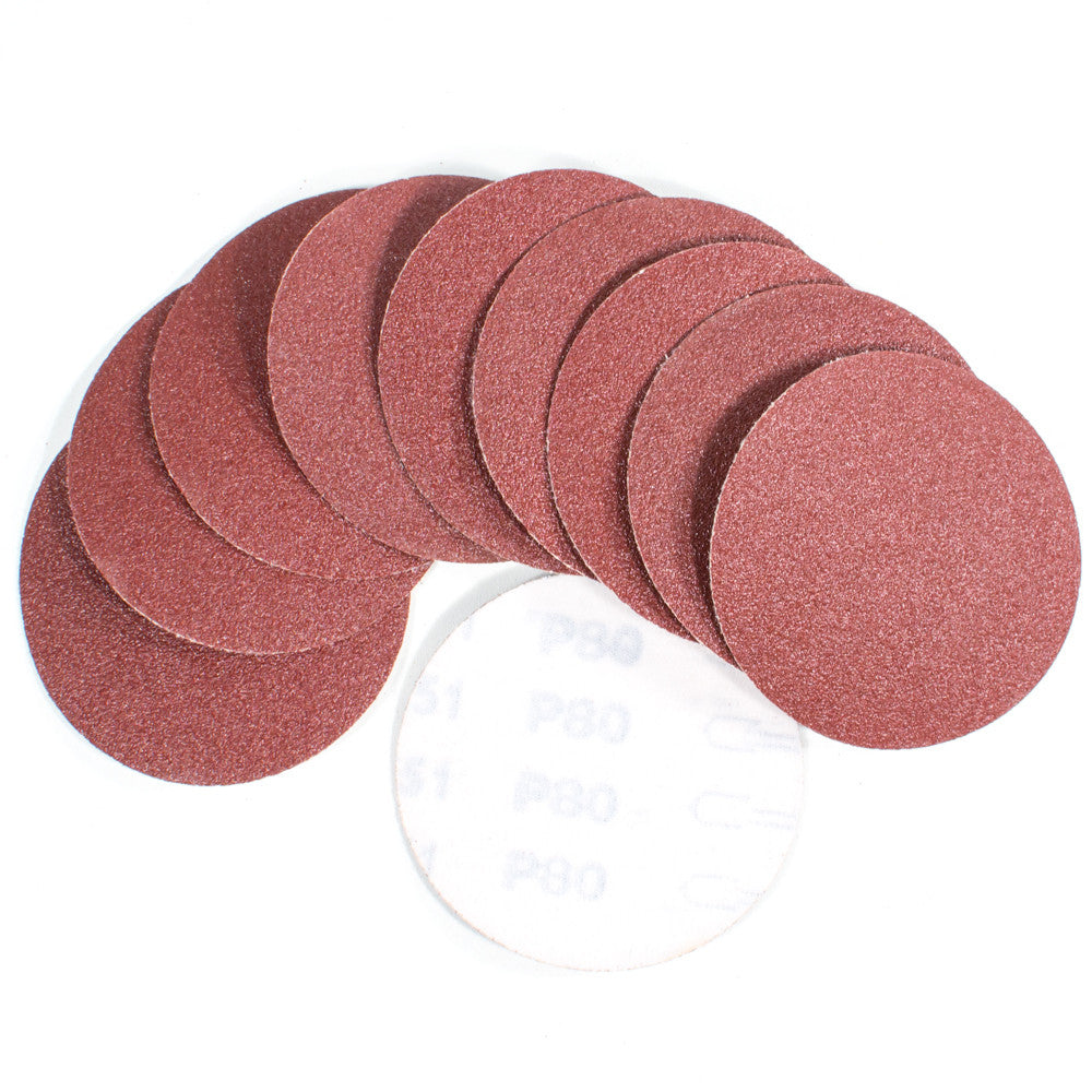 3" - 80 Grit Hook and Loop Sand Disc Sand Paper