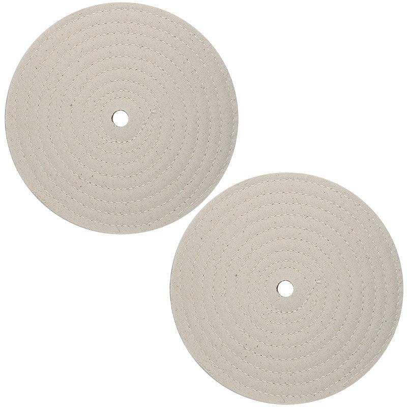 2pc - 7" x 9/16" Buffing Polishing Wheel 1/2" Arbor Buffer Polish